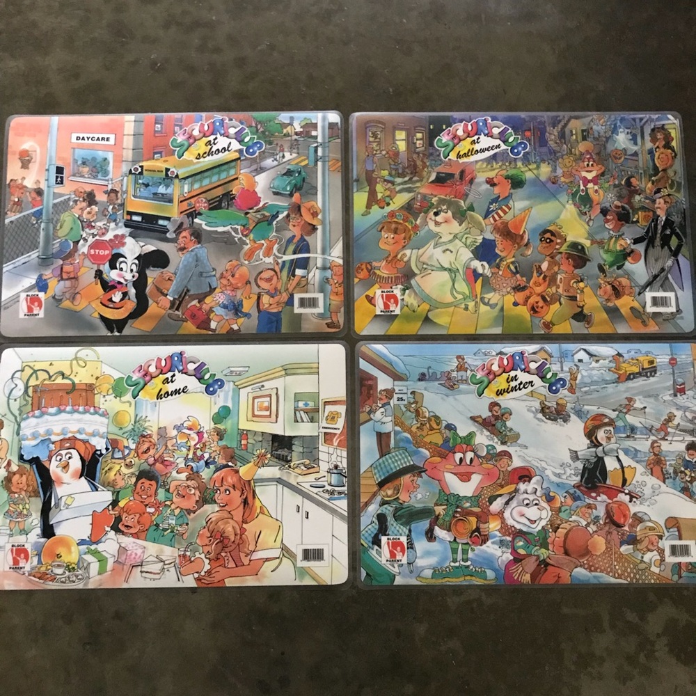 Vintage Kids placemats